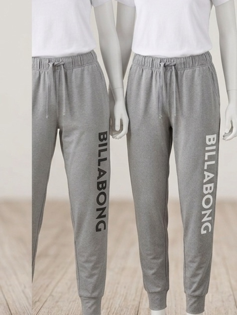 Billabong Gray Jogger loungewear with Side Logo available in s & medium